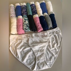 Hane's Women's Underwear (17 total pairs)